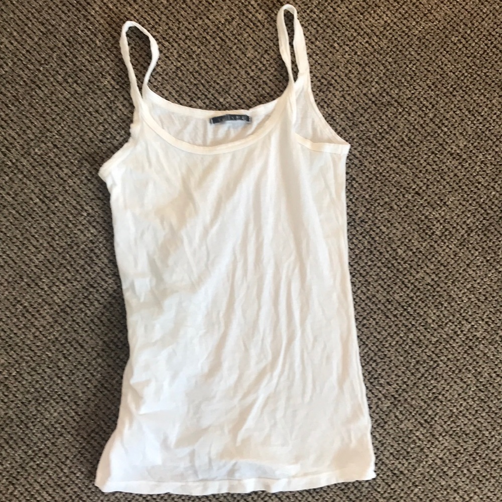 White cotton  tank by Velvet -small - Picture 3 of 3